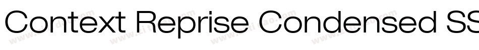 Context Reprise Condensed SSi Condensed Italic字体转换